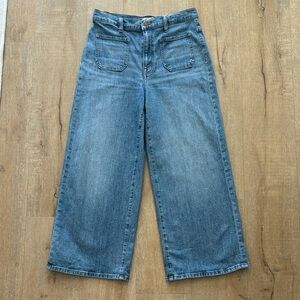 Madewell Wide-Leg Crop Women's Jeans sz 27